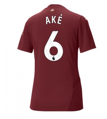 Manchester City Nathan Ake #6 Tredjetröja Dam 2024-25 Kortärmad